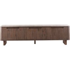 Tv-meubel Tondato 210 cm bruin acaciahout