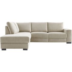 Hoekbank links Florance HR koudschuim zandbeige relaxfunctie