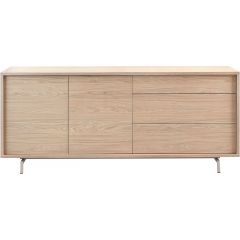 Dressoir Famosa 76x180x45 cm bruin