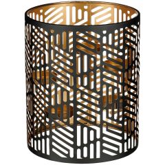 Theelichthouder Mezzoldo S zwart