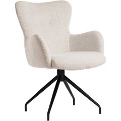Eetkamerstoel Lembo draaibaar ecru
