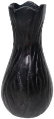 Vaas Duino 9x8x18 cm zwart rond