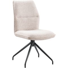 Eetkamerstoel Gavio draaibaar beige