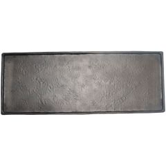 Decoratieschaal Trebbia 20x60 cm rechthoekig zwart