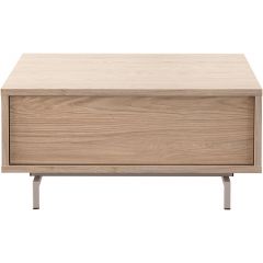 Salontafel Famosa 83x83 cm vierkant bruin