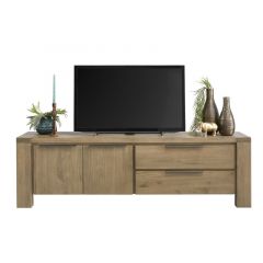 Tv-meubel Valvola (190 cm) acaciahout smoked brown