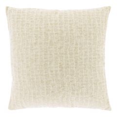 Sierkussen Baschi 45x45cm wit gestreept