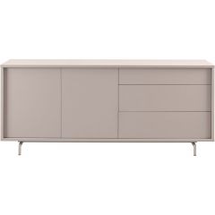 Dressoir Famosa 76x180x45 cm grijs