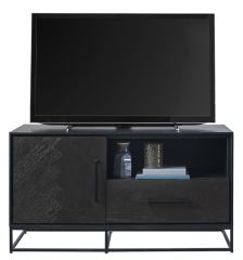 TV-meubel Veneta (109 Cm) eiken fineer zwart
