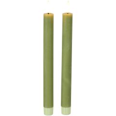Dinerkaars Benevento Led 24 cm hoog lichtgroen