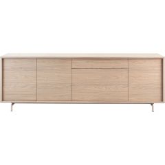 Dressoir Famosa 76x228x45 cm bruin