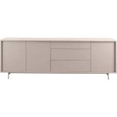 Dressoir Famosa 76x228x45 cm grijs
