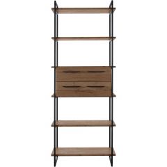 Wandkast Sistema 226x88x45 cm dark mango