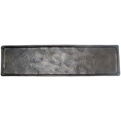 Decoratieschaal Trebbia 7,5x28 cm rechthoekig zwart