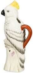 Decoratiebeeld Palmoli papegaai wit