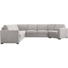 Hoekbank links Muscolo koudschuim grijs relaxfunctie