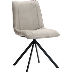 Eetkamerstoel Fare microleder beige