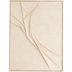 Wandpaneel Meschio 80x60 cm rechthoekig crème
