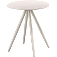 Salontafel Cercio keramiek 40cm rond wit